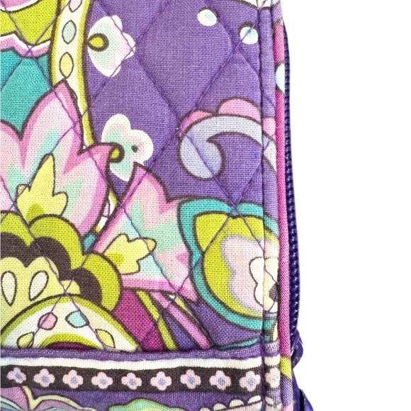 Vera Bradley Purple Floral Zip Wallet – Full Organizer Style – OS - Picture 11 of 13